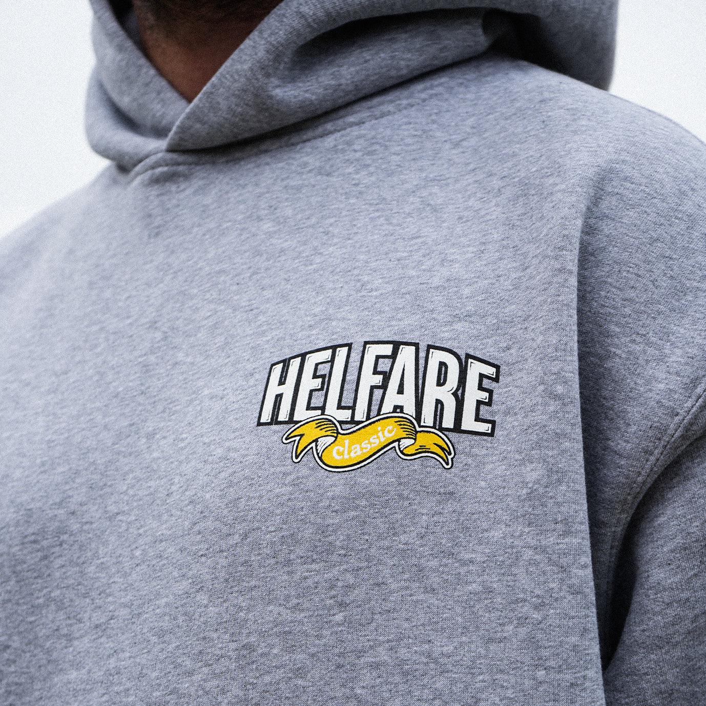 Helfare Classic Hood | Athletic Heather - HELFARE