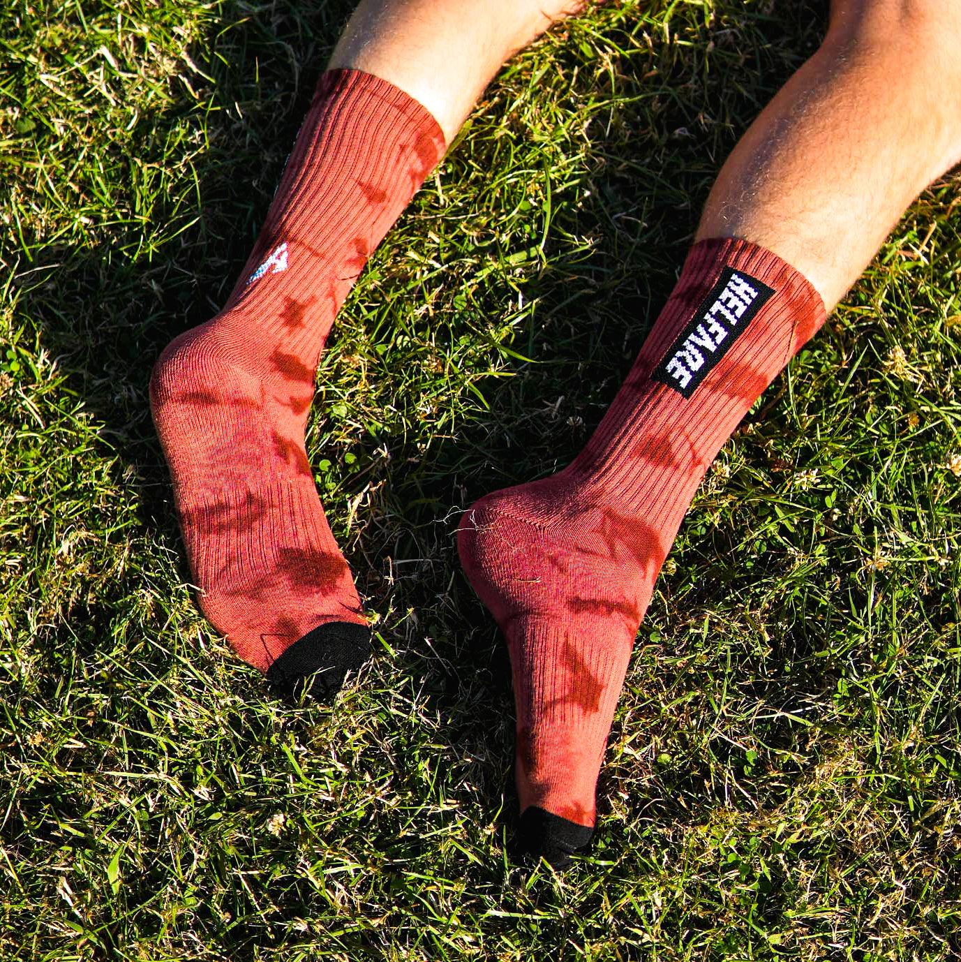 Box Logo Tie Dye Socks | Rusteeze - HELFARE