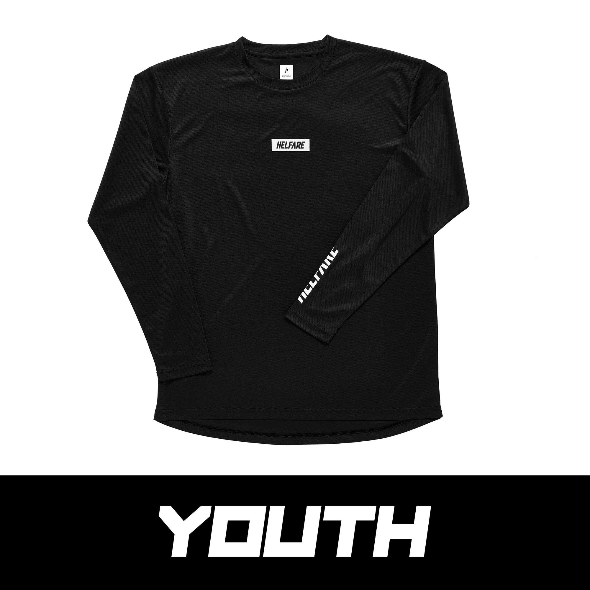 YOUTH Cadence Jersey | Black - HELFARE