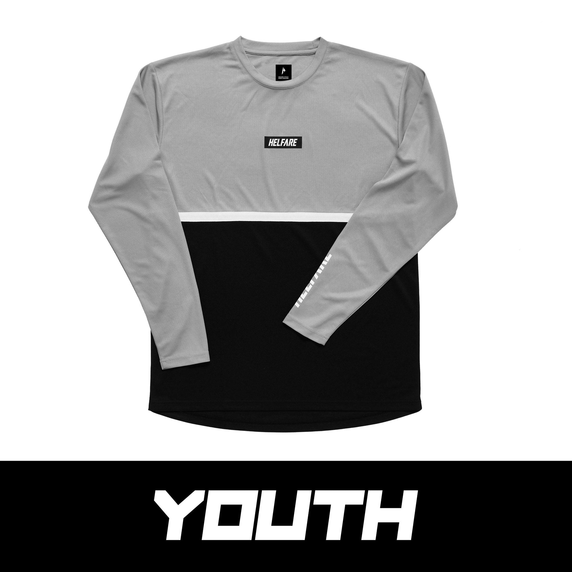 YOUTH Cadence Jersey | Grey - HELFARE