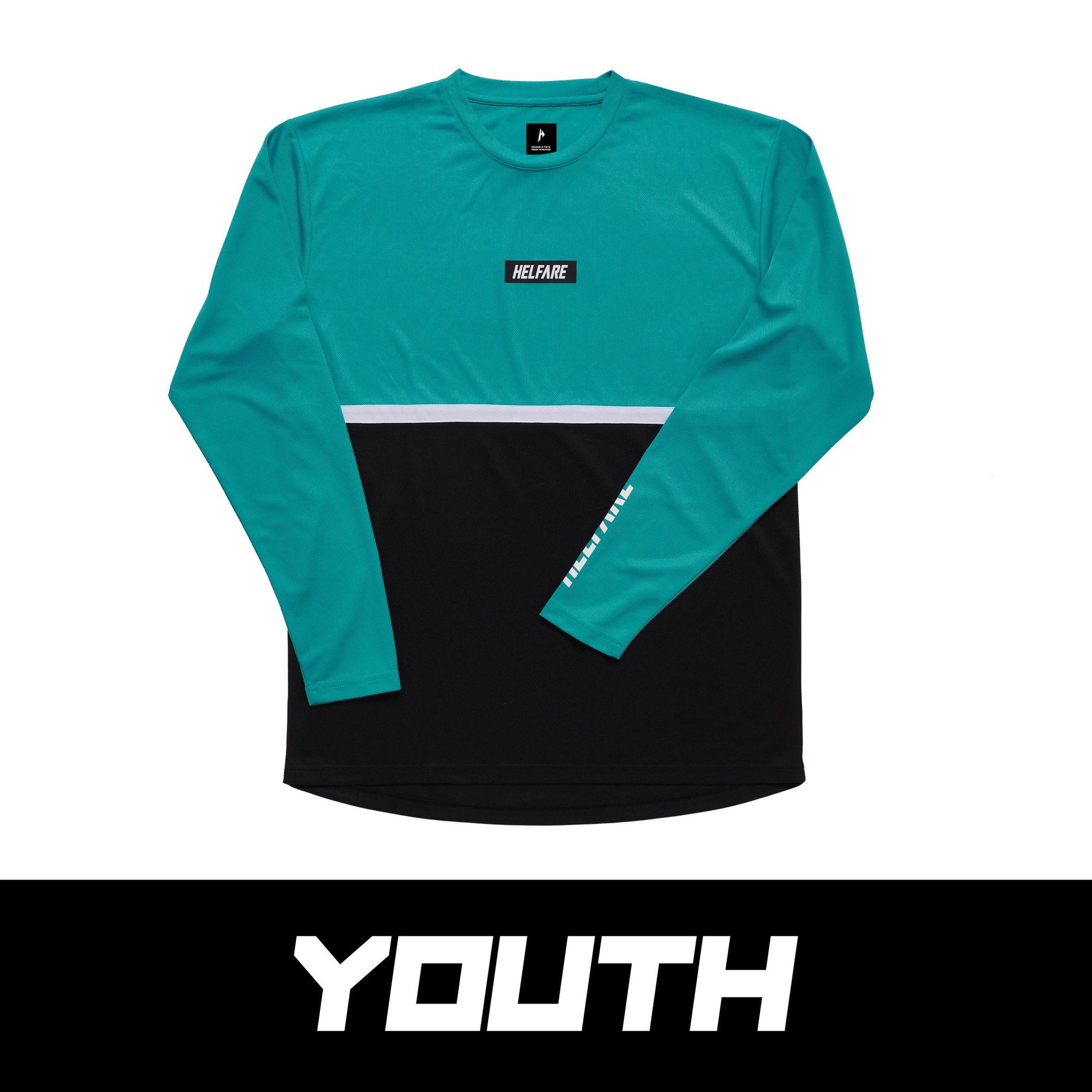 YOUTH Cadence Jersey | Teal - HELFARE