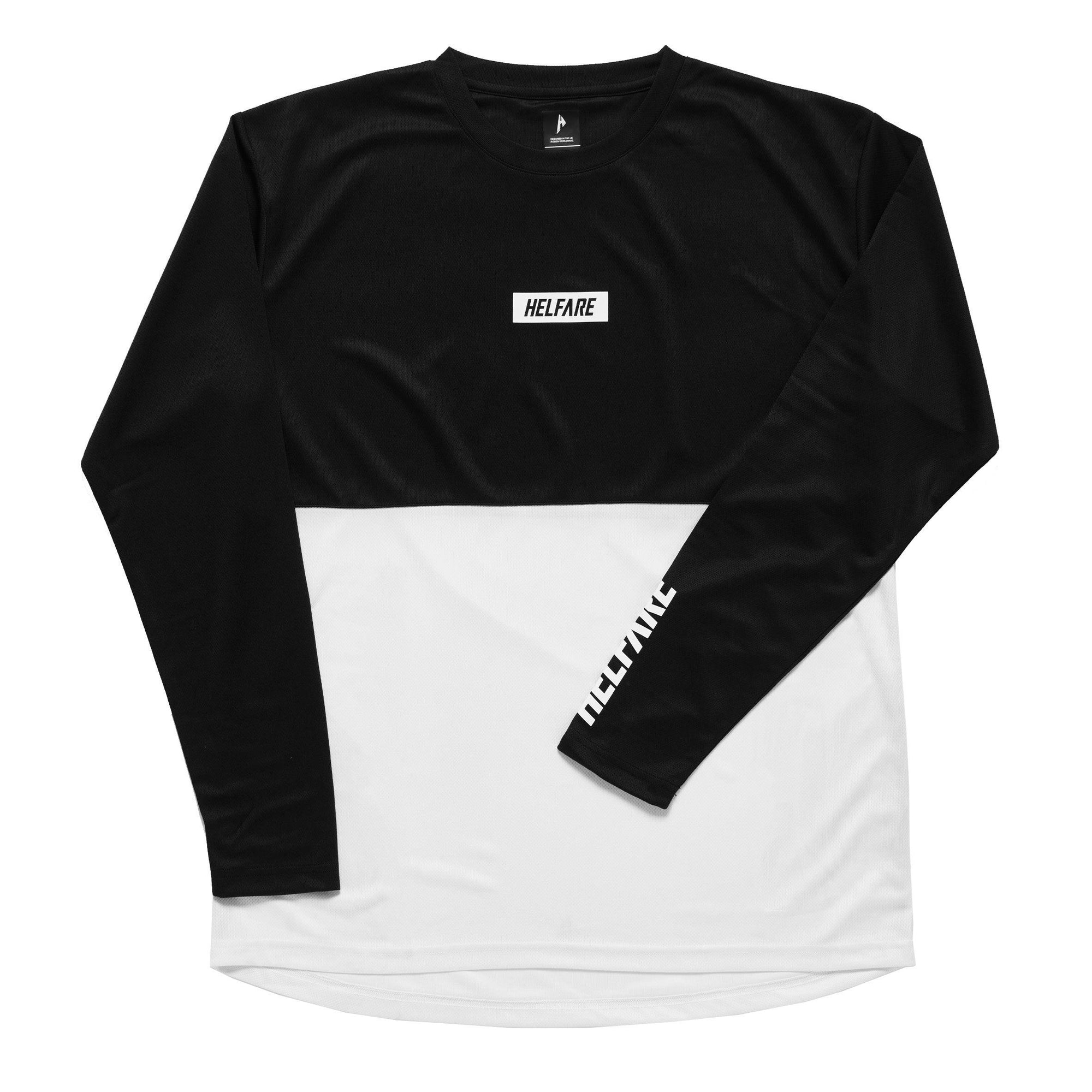 Cadence Long Sleeve Jersey | Black - HELFARE