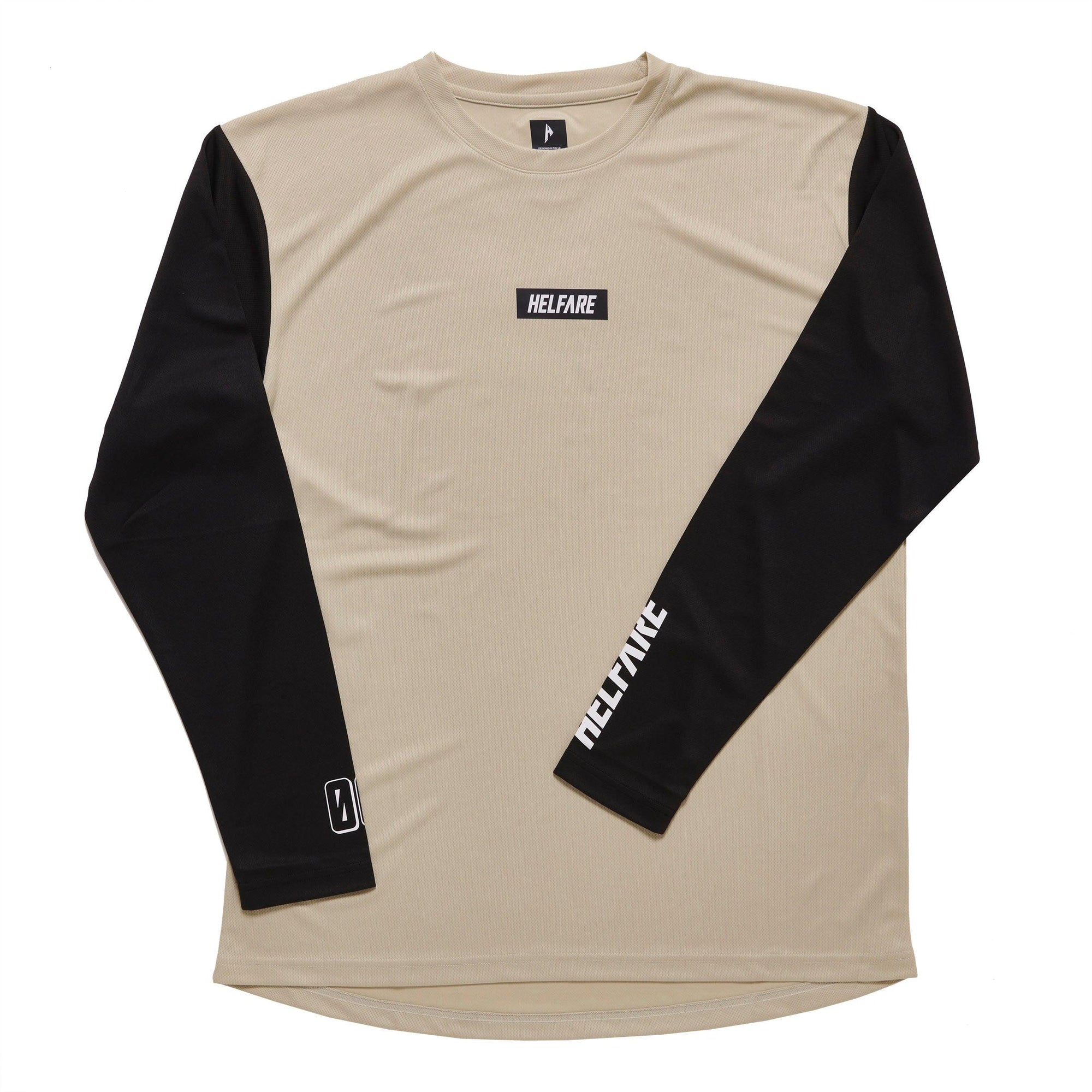 Cadence Long Sleeve Jersey | Sand - HELFARE